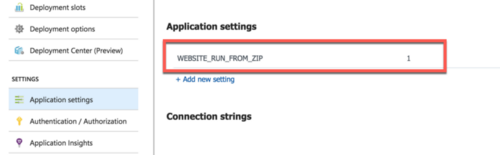 App Service App Settings