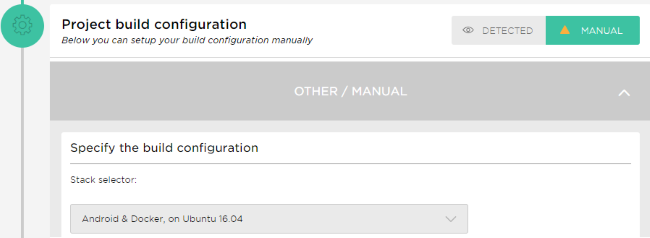 Bitrise Project build configuration