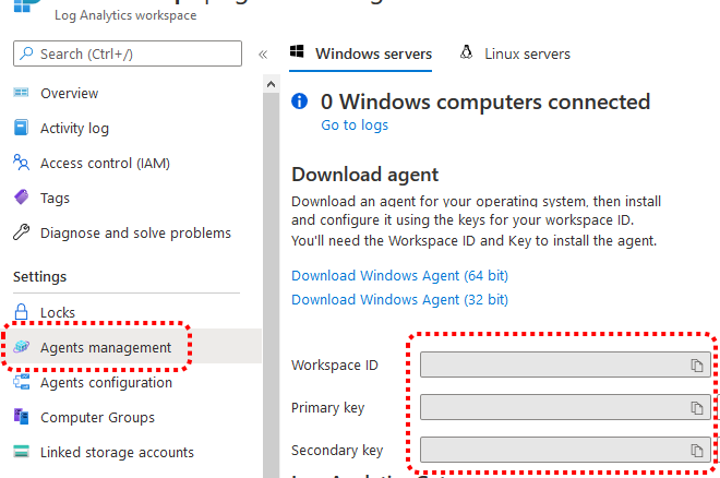 Azure Log Analytics Workspace Agents management